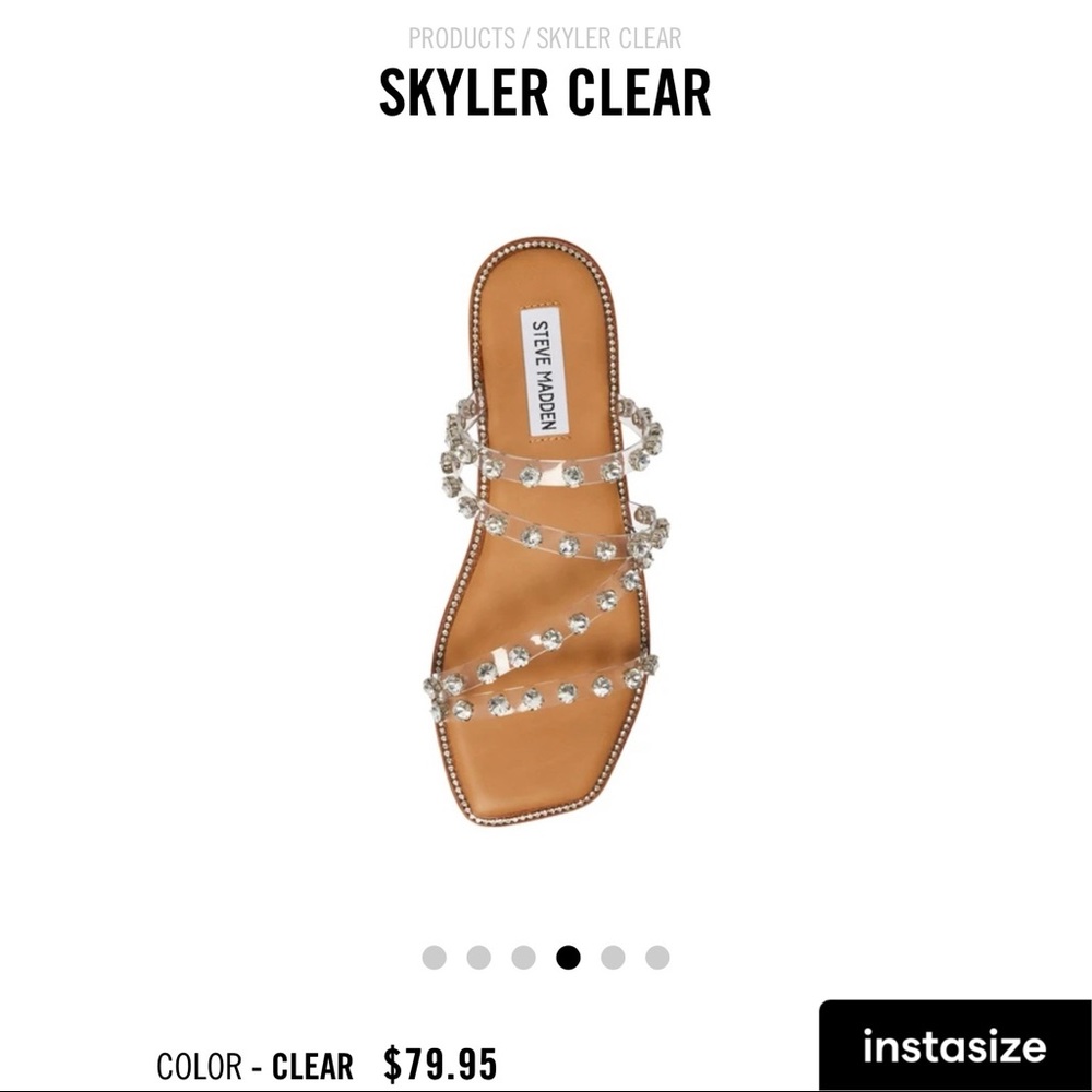 Steve Madden Skyler Clear Sandal